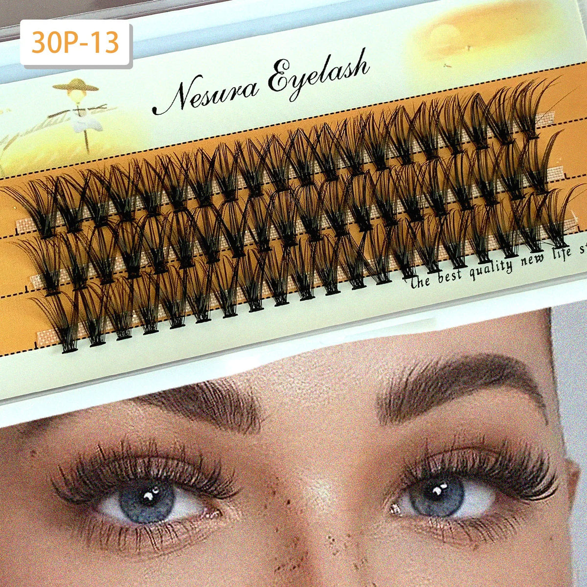 3D Cluster Lashes 20D/30D/40D DIY False Eyelashes 60 Pcs DIY Cluster Lashes HIP