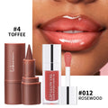 2Pcs Hydrating Lip Gloss Lip Liner Kit Waterproof Long Lasting 3D Precision Lip Contour Plump High Shine Smudge Resistant Lip Ma HIP color4