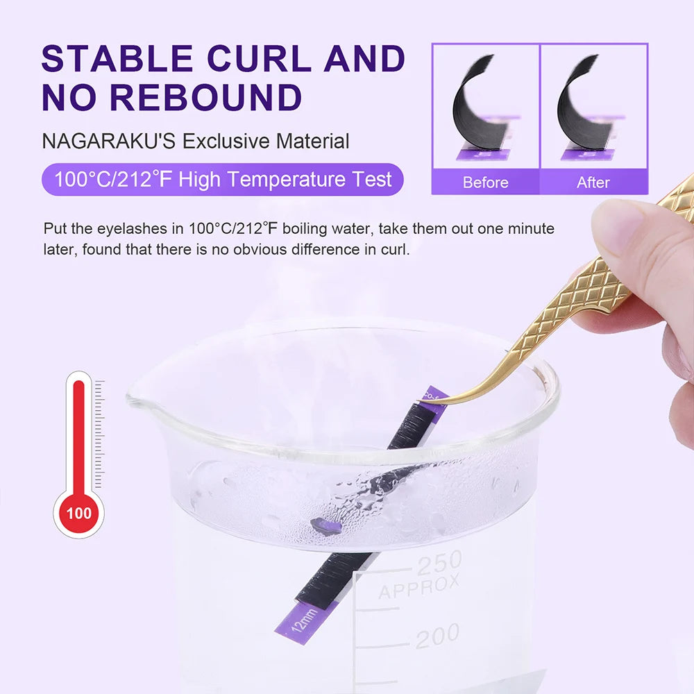NAGARAKU Eyelashes Makeup Mink Eyelashes Individual Eyelash Natural Soft Lashes High Quality Magnetic Eyelashes Premium Mink HIP