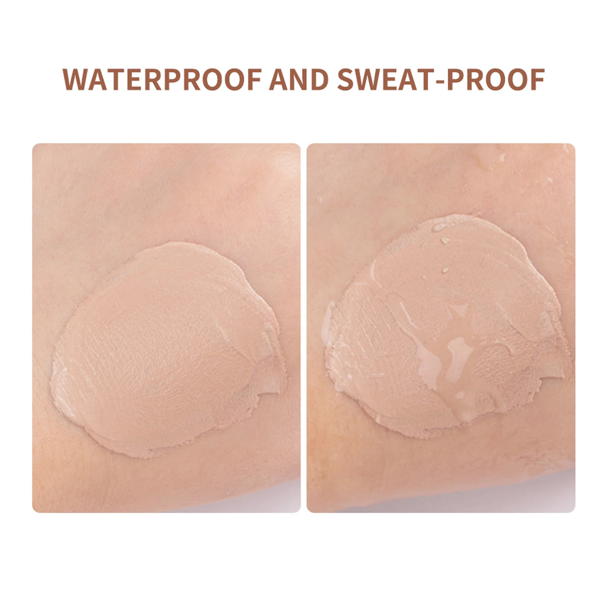 SPF30+Color Changing Foundation 4 in 1 Sun Liquid Moisture Waterproof Nourishes Coverage for All Skin Types Free Puff HIP
