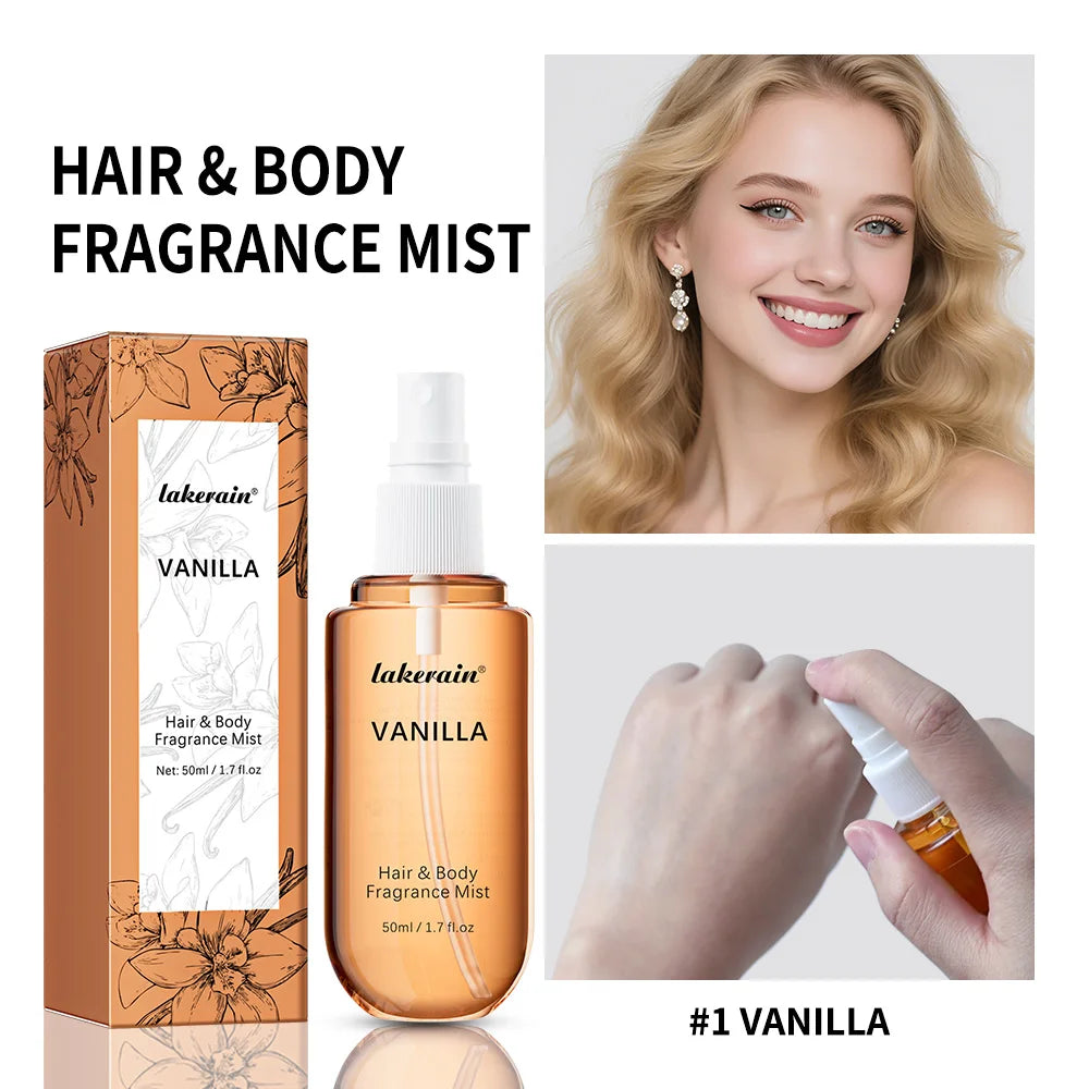 Perfume for Men Women Use For Skin Body & Hair Fragrance Mist Luxury Long Lasting Perfume Collection Vanilla and Rose HIP Vanilla