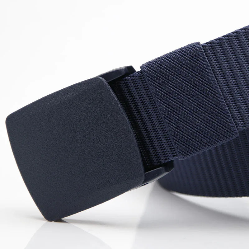 MYMC Men's Tactical Canvas Belt – Automatic Buckle Tactical Canvas Belt HIP