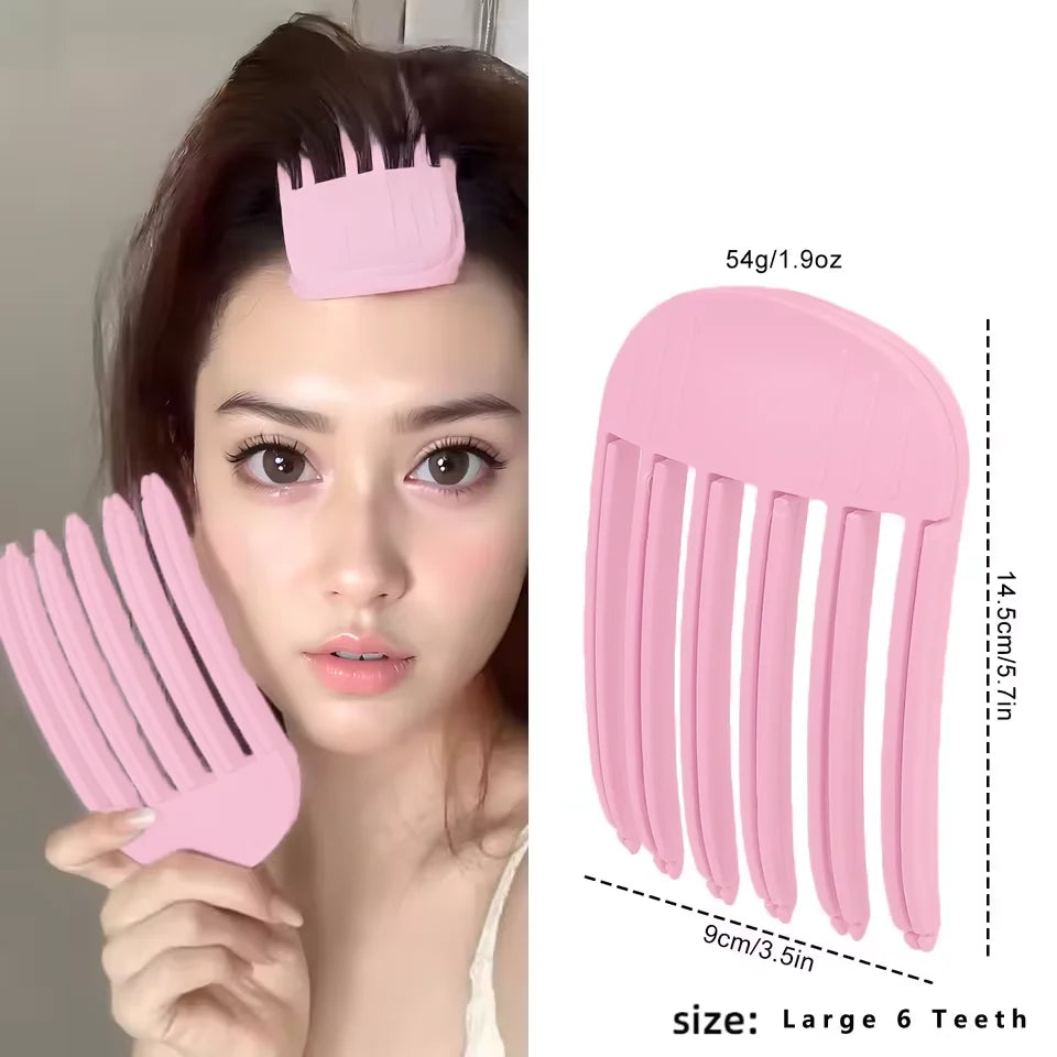 Fluffy Hair Root Volume Clips – No-Heat DIY Styling Set Hair Styling Clips HIP Big pink