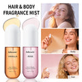 50ml Vanilla Rose Fragrance Spray Hair & Body Fragrance Mist Fresh Long Lasting Fragrance Perfume Travel Size Freshener Spray HIP 2pcs