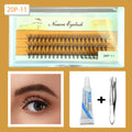 3D Cluster Lashes 20D/30D/40D DIY False Eyelashes 60 Pcs DIY Cluster Lashes HIP 20P-11 combo