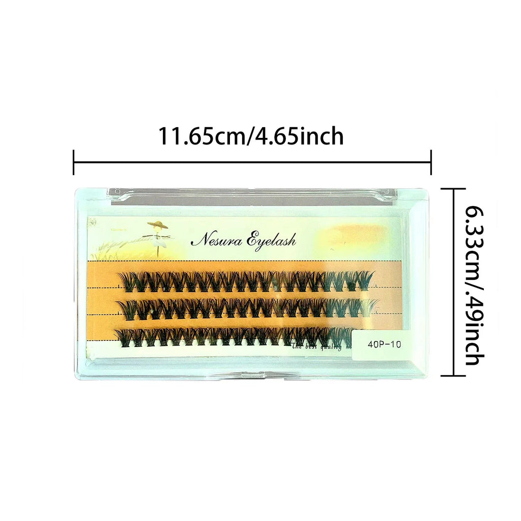 3D Cluster Lashes 20D/30D/40D DIY False Eyelashes 60 Pcs DIY Cluster Lashes HIP