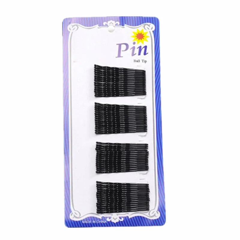 60Pcs/Set Black Hairpins For Women Hair Clip Lady Bobby Pins Invisible Wave Hairgrip Barrette Hairclip Hair Clips Accessories HIP
