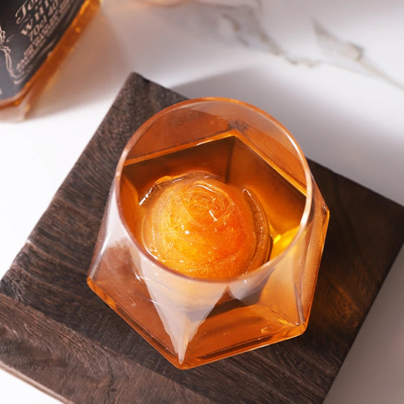 3D Rose Silicone Ice Cube Mold – Whiskey & Cocktail Maker Silicone Ice Mold HIP