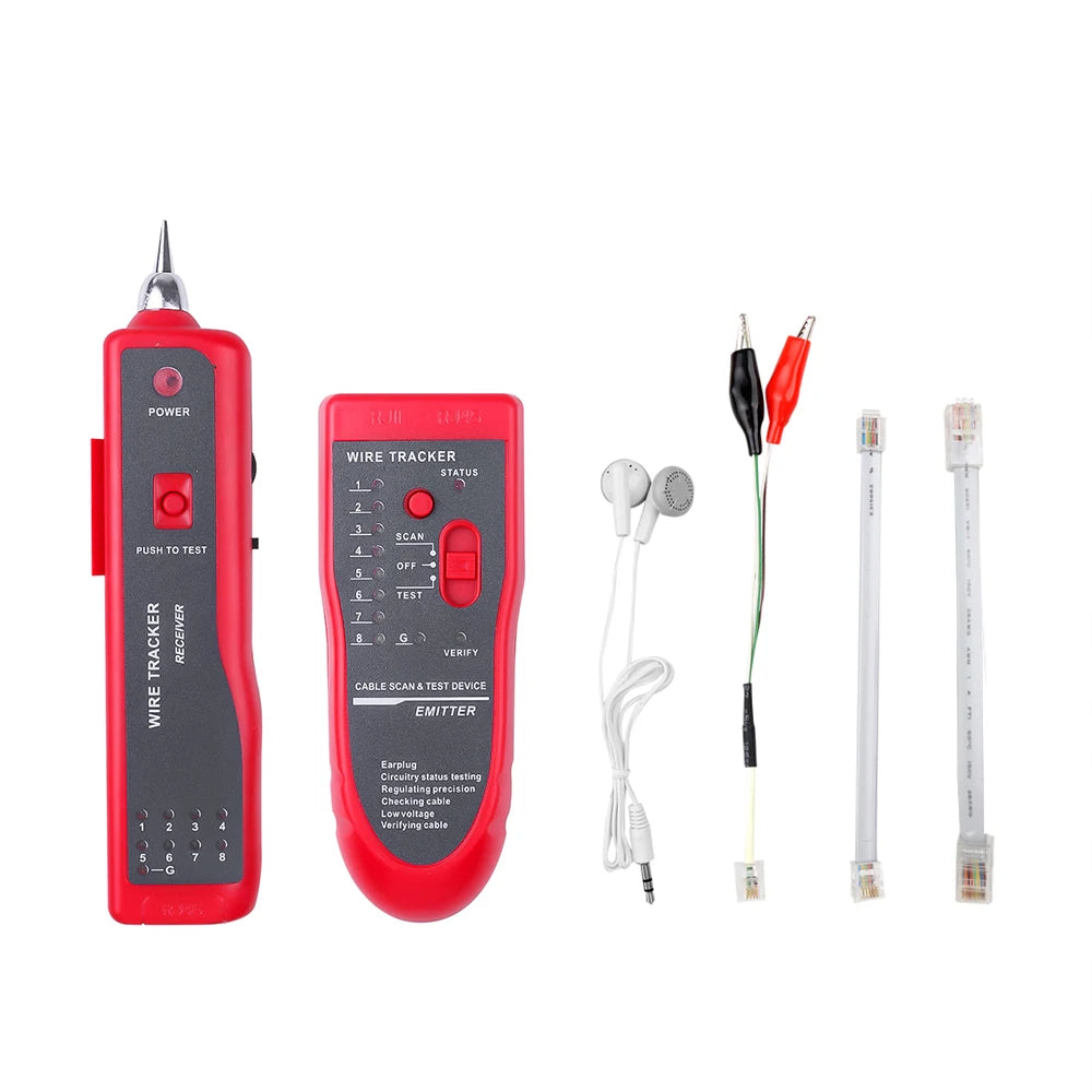 Network Cable Tester & LAN Wire Tracker – RJ45 RJ11 Cat5 Cat6 Network Cable Tester HIP