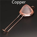 Stainless Steel Julep Bar Cocktail Strainer | BARMAID Bar Strainer Tool HIP Copper 22.5cm