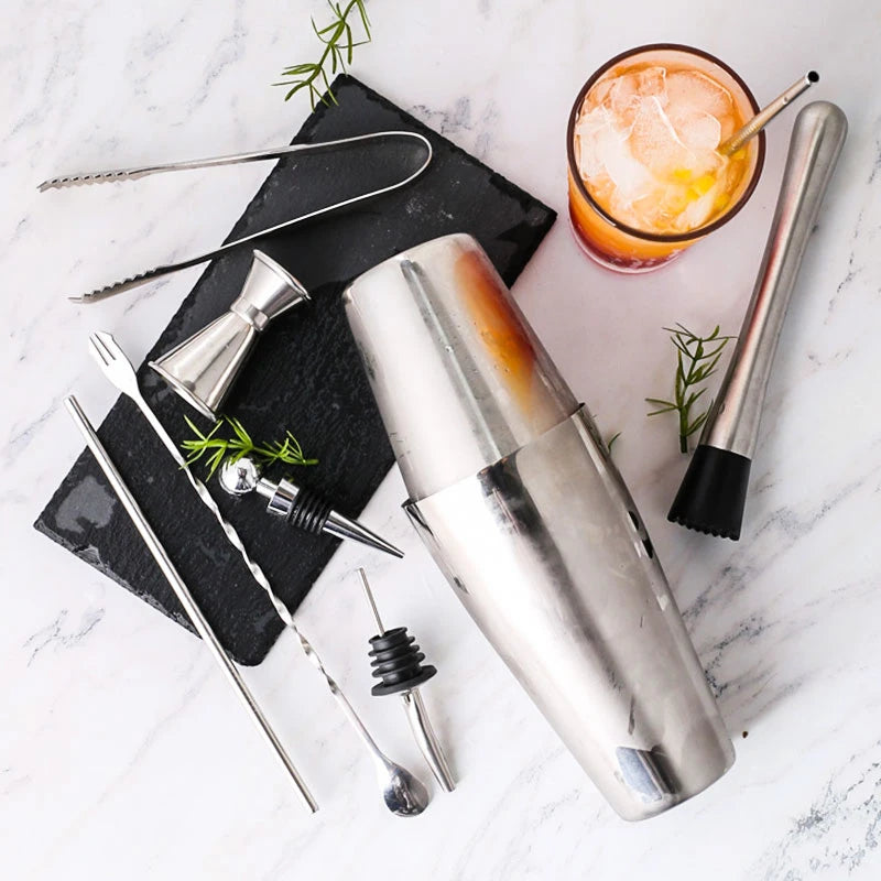 Copper Plated Stainless Steel Cocktail Shaker Bar Set Cocktail Bar Set HIP