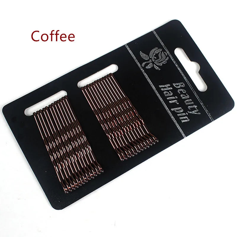 24pcs Hair Clip Ladies Hairpins Girls Hairpin Curly Wavy Grips Hairstyle Hairpins Women Bobby Pins Styling Hair Accessories HIP