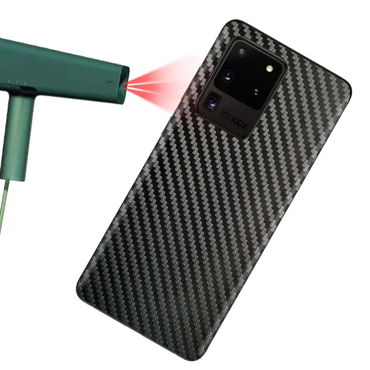 3D Carbon Fiber Phone Skin Wrap Sticker for Samsung Galaxy Phone Back Skin Sticker HIP