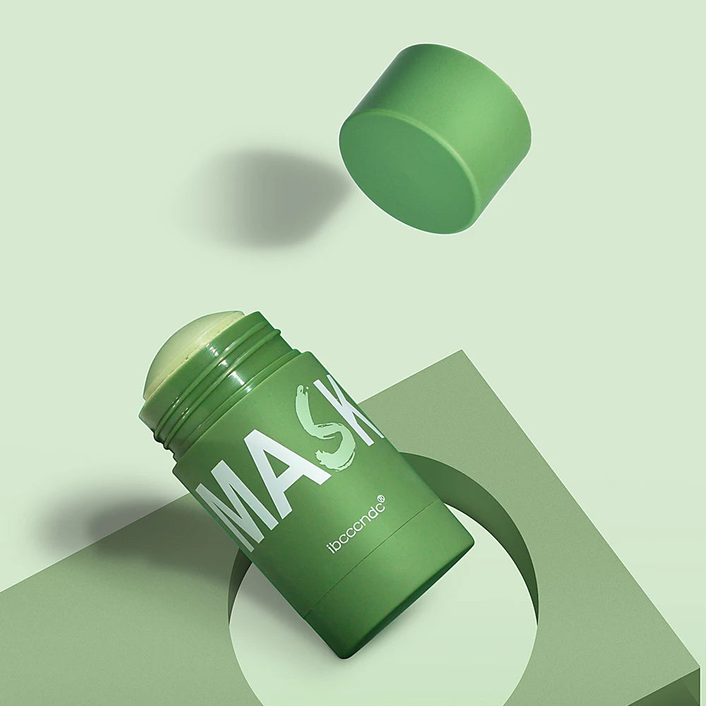 Face Clean Mask Green Tea Cleansing Stick Mask Shrink pores Deep Blackhead Remover facial Cleansing Moisturizing Mask 40g HIP