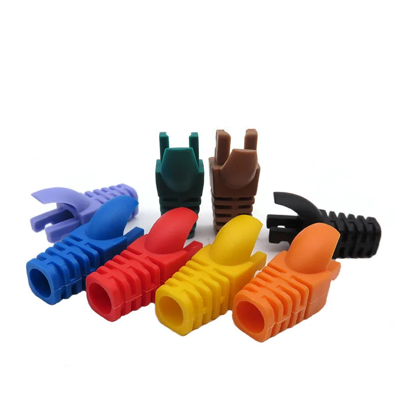 RJ45 CAT6 CAT5e Ethernet Connector Protective Caps Multicolour Ethernet Connector Caps HIP