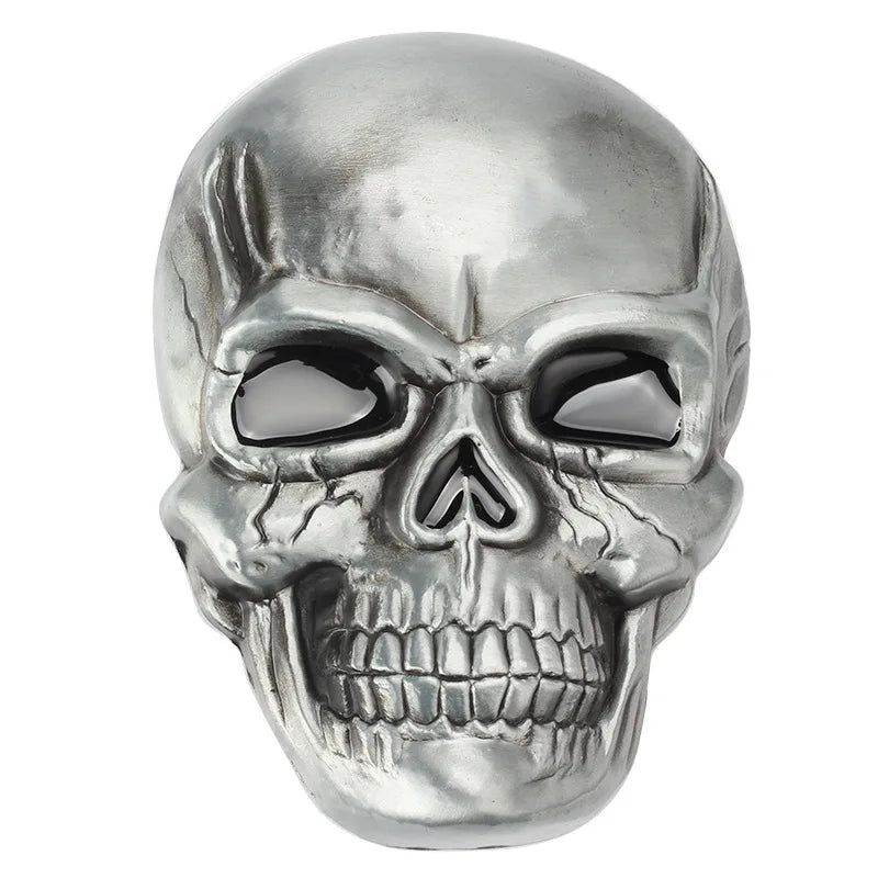 MYMC Skull Skeleton Belt Buckle – Punk Rock Western Style Metal Belt Buckle HIP