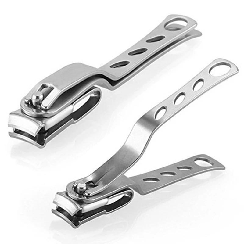 Nail Toe Clipper Cutter Trimmer Scissor Stainless Steel Manicure Pedicure Tool 360 Degree Rotary Cuticle Toenail Nail Clipper HIP
