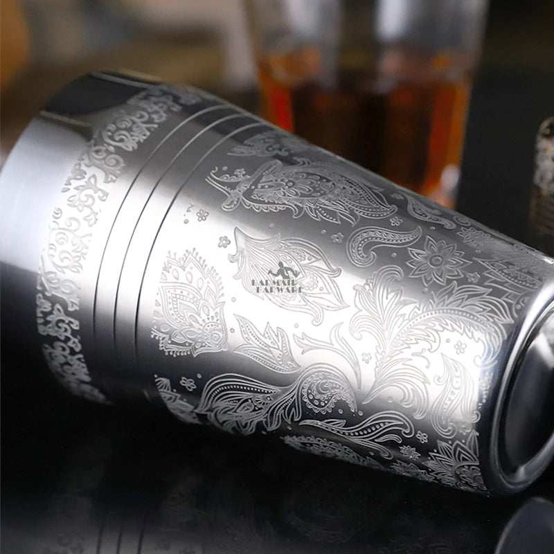 510ml Stainless Steel Boston Cocktail Shaker | Japanese Style Cocktail Shaker HIP