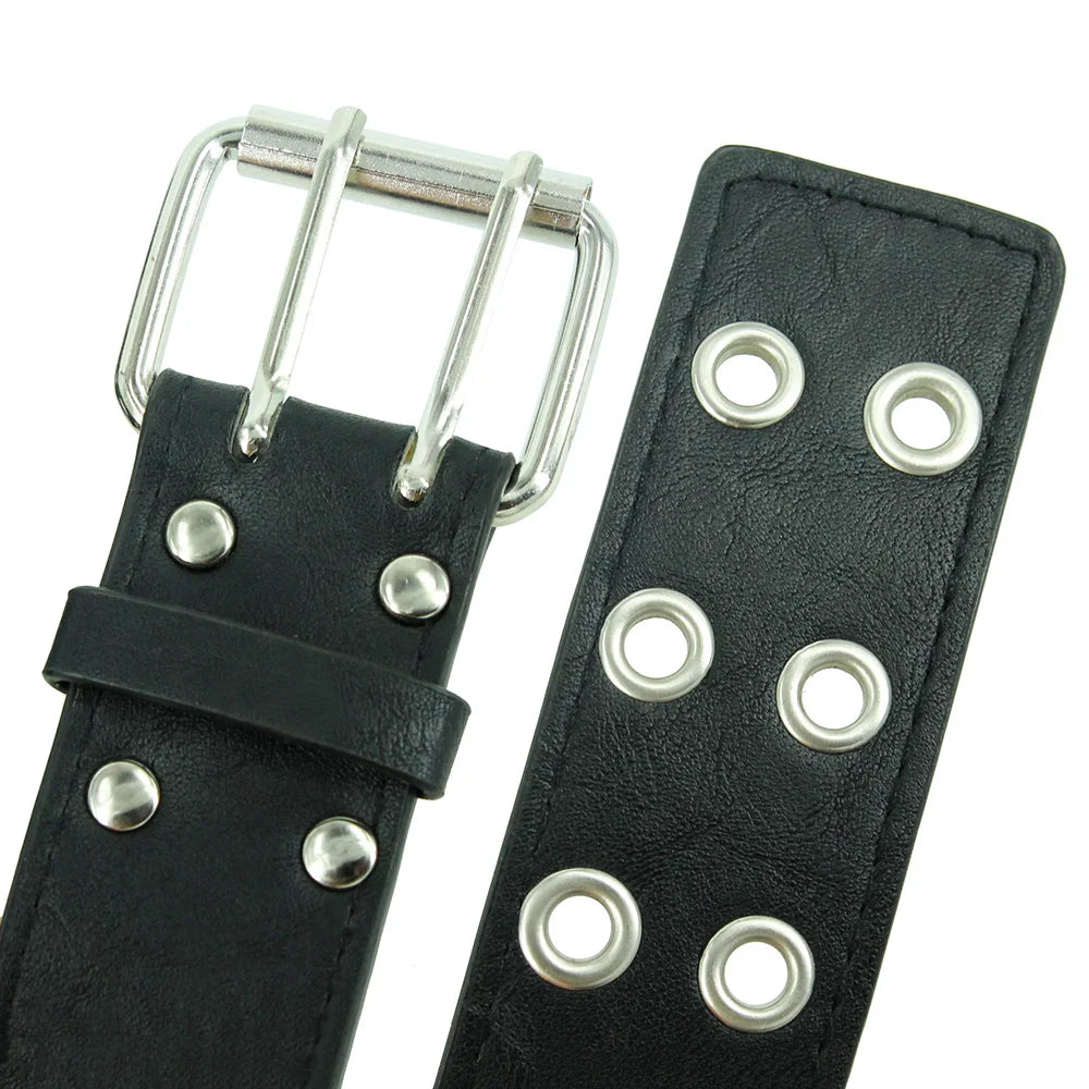 MYMC Punk Chain Belt – Adjustable Grommet Buckle Unisex Punk Chain Belt HIP