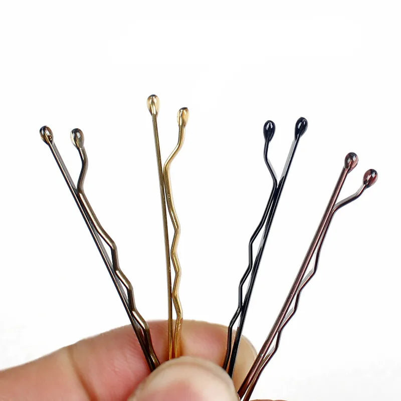 24pcs Hair Clip Ladies Hairpins Girls Hairpin Curly Wavy Grips Hairstyle Hairpins Women Bobby Pins Styling Hair Accessories HIP