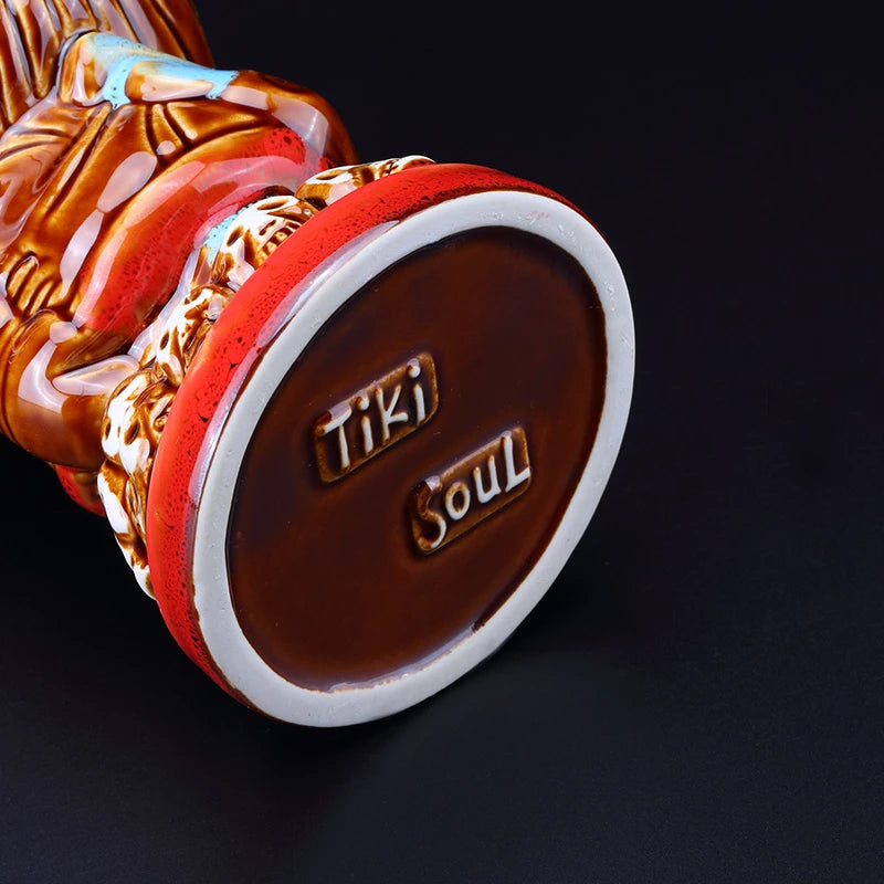 520ml Ceramic Tiki Mug – Porcelain Beer & Cocktail Cup Ceramic Tiki Mug HIP 501-600ml
