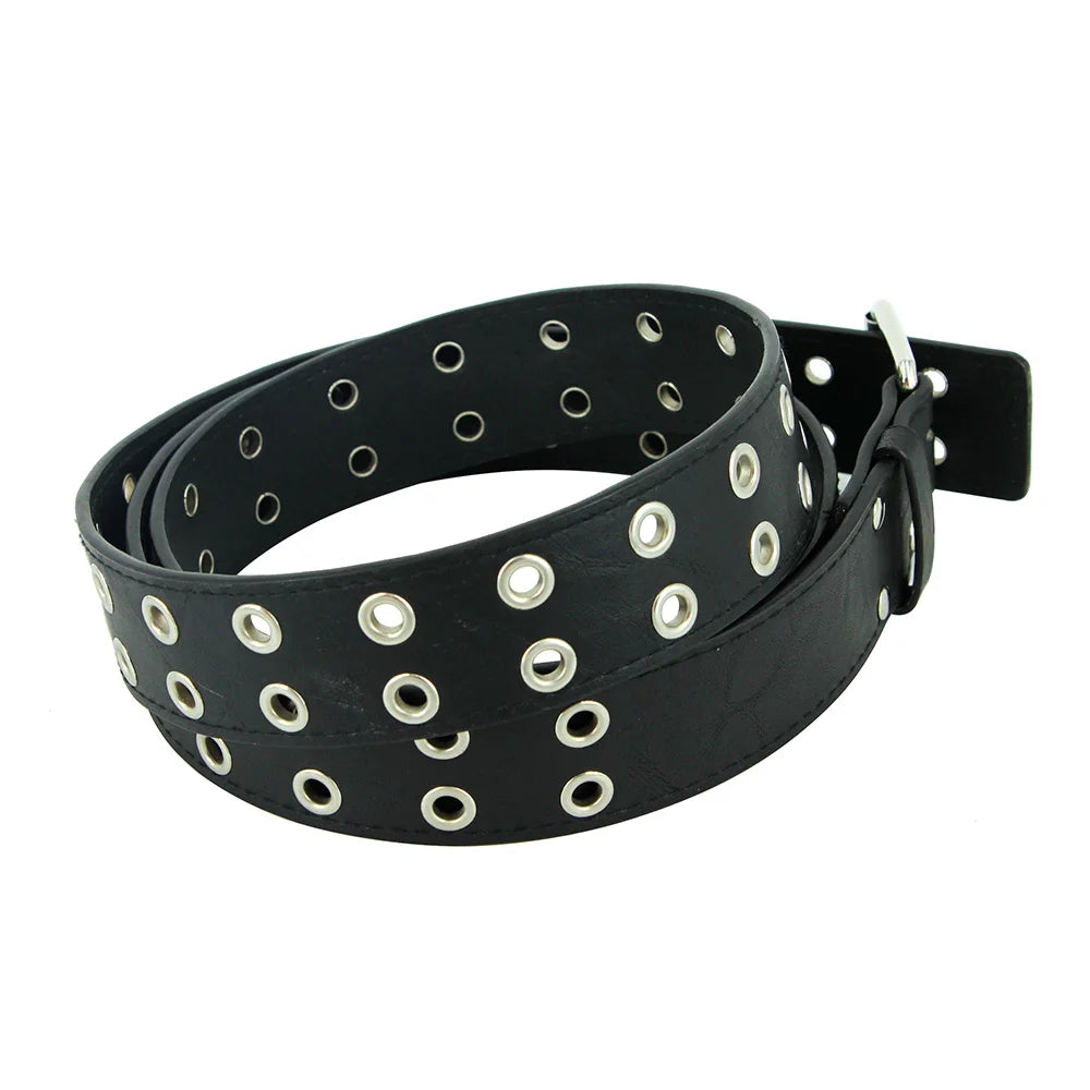 MYMC Punk Chain Belt – Adjustable Grommet Buckle Unisex Punk Chain Belt HIP
