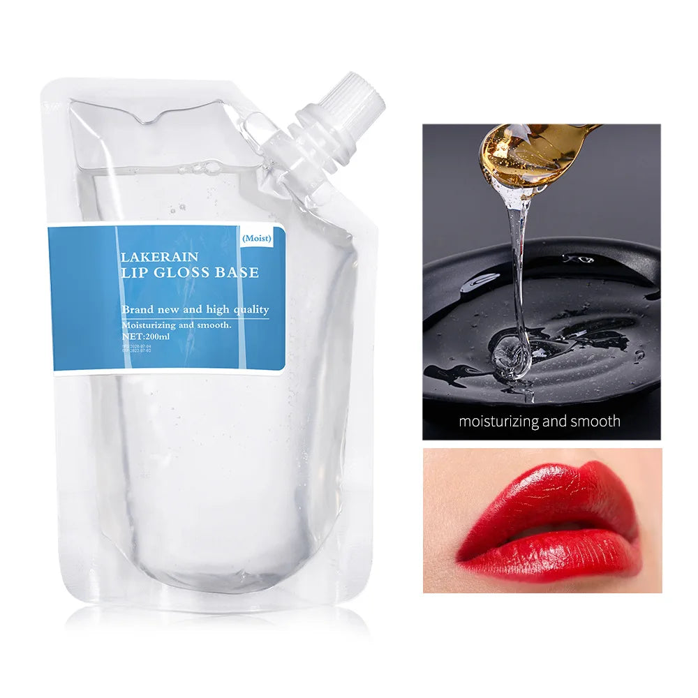 Lip Gloss Base Clear Mattle Oil Non-Stick DIY Lipstick Raw Material Gel Non-Stick Moisturizing Base Handmade Lipstick Vegan HIP
