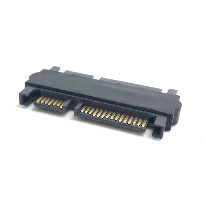 SATA Male to Male 22-Pin Adapter – 7+15 Pin Power & Data SATA Cable Adapter HIP