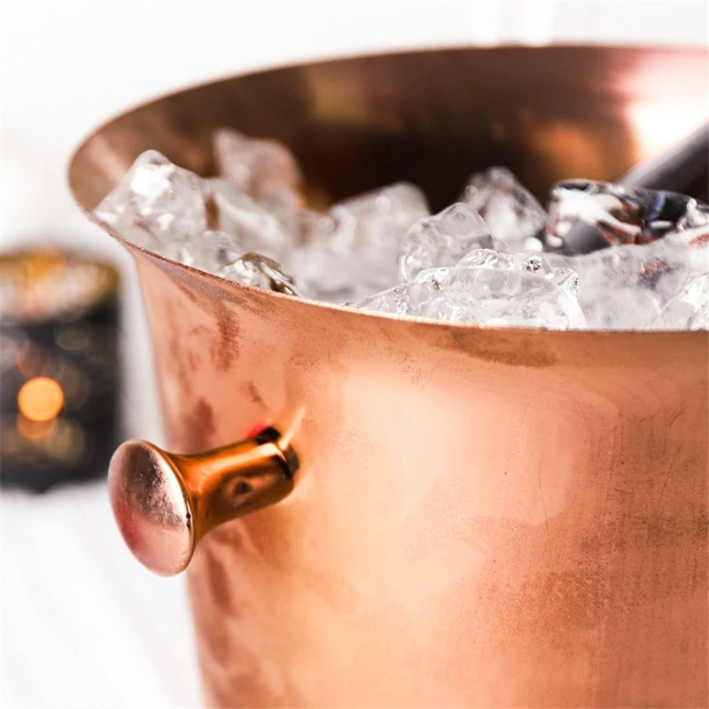 Stainless Steel Ice Bucket 2L/4L – European Wine Chiller Stainless Steel Ice Bucket HIP