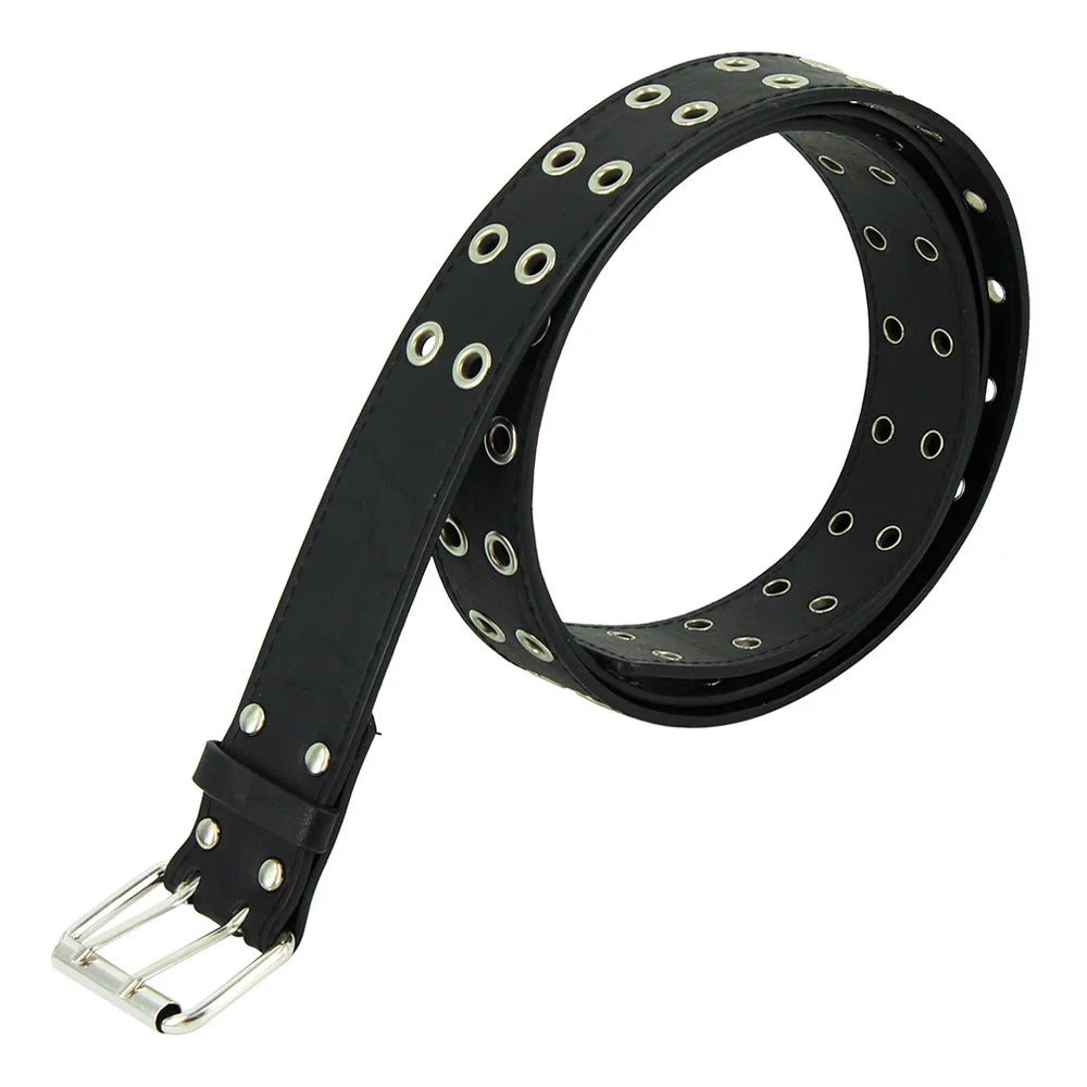 MYMC Punk Chain Belt – Adjustable Grommet Buckle Unisex Punk Chain Belt HIP