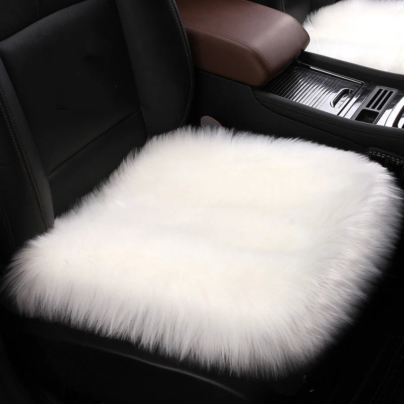 Faux Wool Car Seat Cushion – Universal Winter Cover | O SHI CAR Car Seat Cover HIP