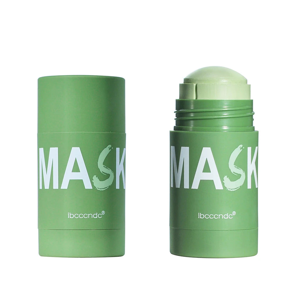 Face Clean Mask Green Tea Cleansing Stick Mask Shrink pores Deep Blackhead Remover facial Cleansing Moisturizing Mask 40g HIP 40g