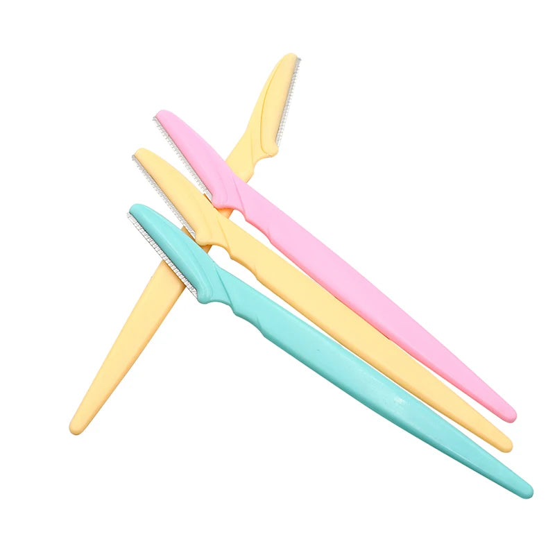 3/6/9PCS Eyebrow Trimmer Hair Remover Facial Razor Blades Shaver Sharp Portable Set Makeup Tool Kit HIP