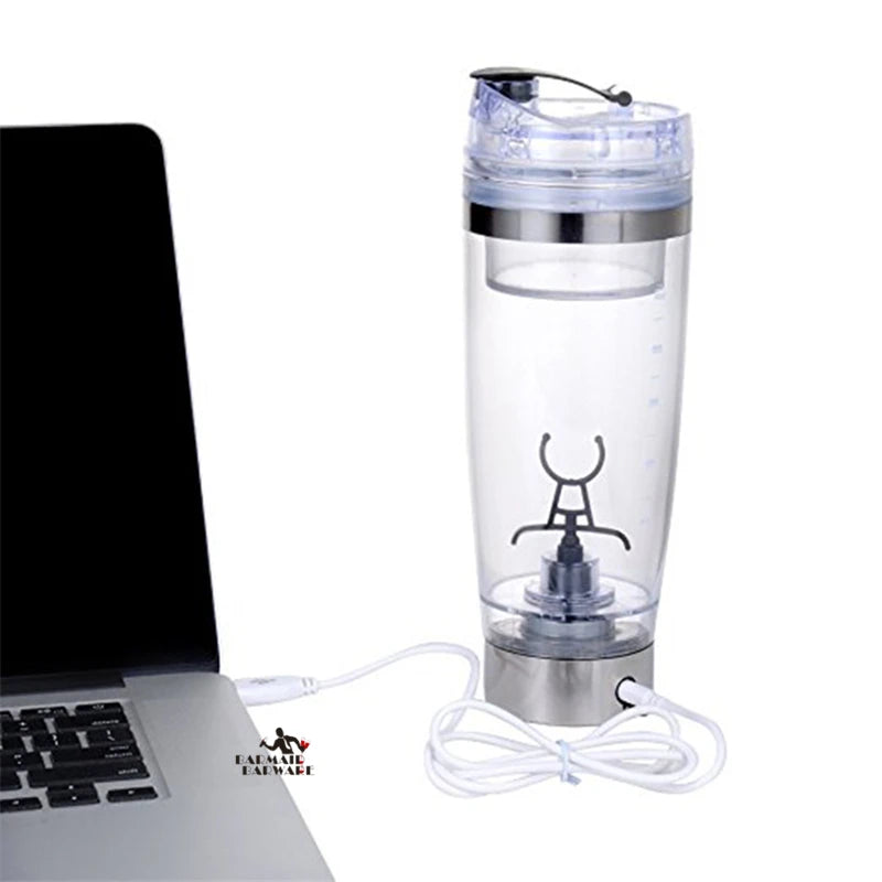 600ml USB Electric Shaker Bottle – Vortex Cocktail & Protein Mixer Electric Shaker Bottle HIP