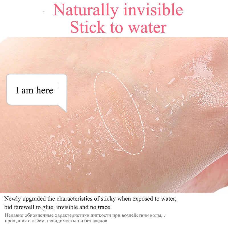240pcs/5 Packs Gauze Mesh-Lace Double-fold Eyelid Sticker Transparent Self-adhesive Eyelid Tape Sticker HIP