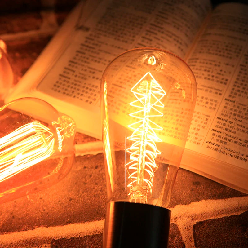 Retro Edison Bulb E27 Dimmable Vintage Filament Lamp | YNL Vintage Filament Bulb HIP