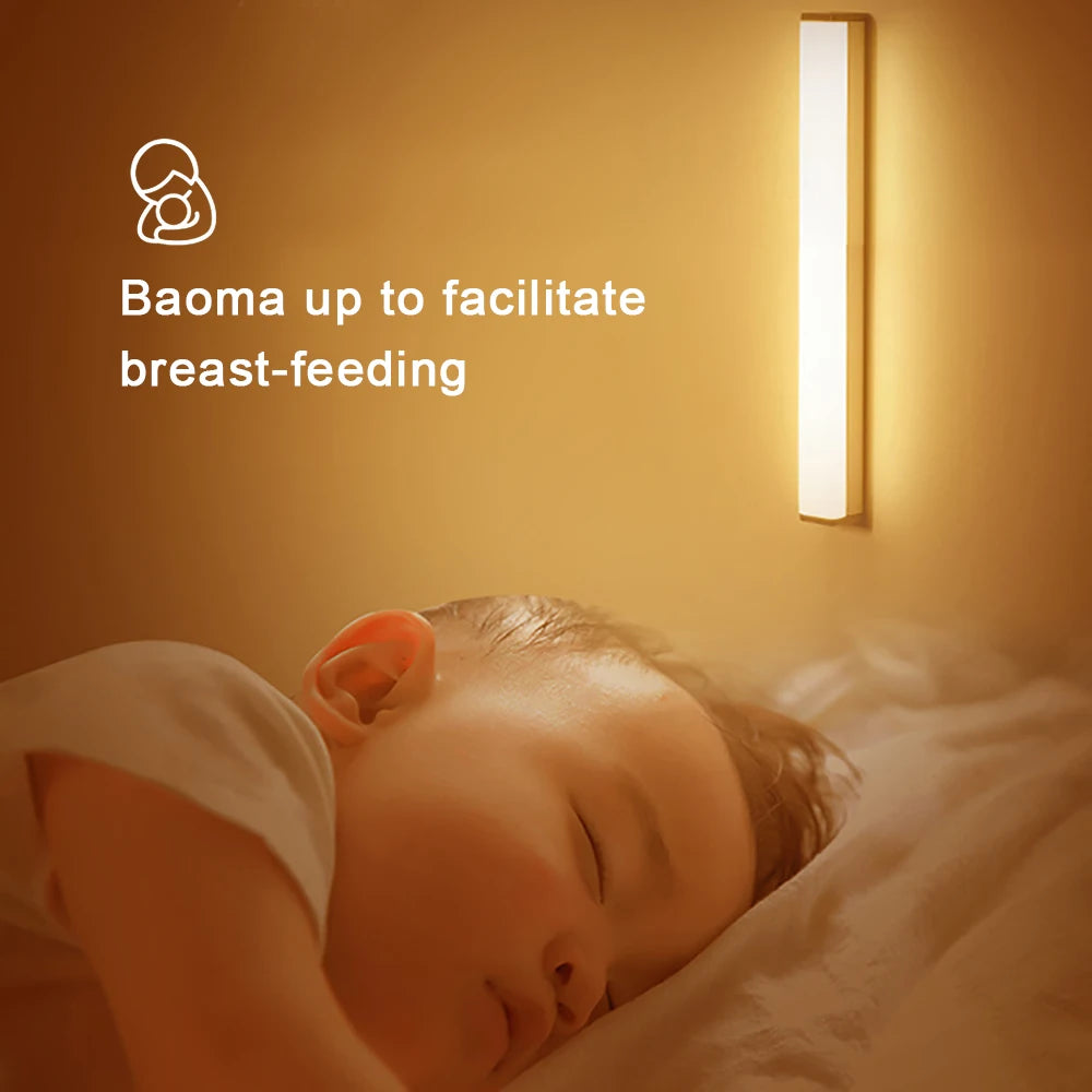 10 LED PIR Motion Sensor Wireless Night Light | Cabinet & Stair Motion Sensor Night Light HIP