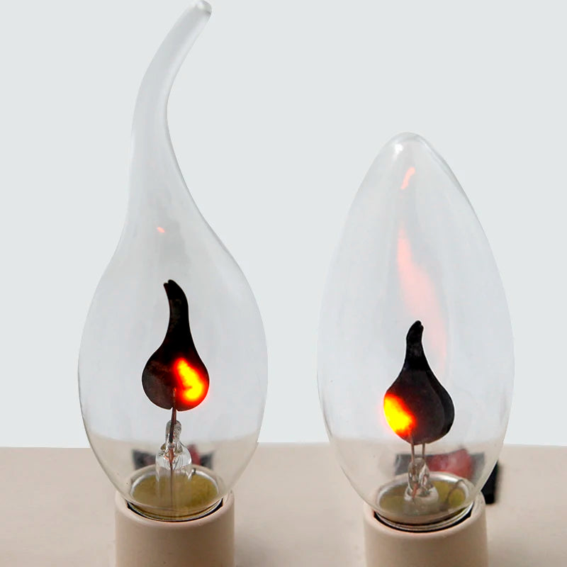 YNL LED Flame Effect Candle Bulb E14 E27 – Vintage Edison Style LED Flame Bulb HIP