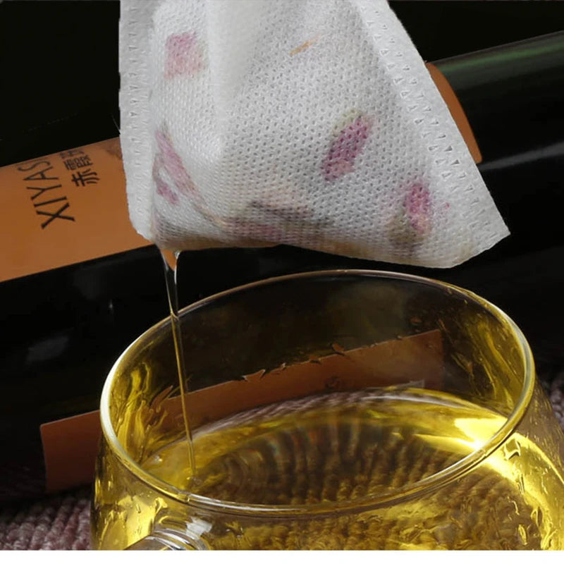100-Pack Drawstring Tea Filter Bags – 3 Sizes, Loose Leaf Tea Tea Filter Bags HIP 100pcs 7x9cm