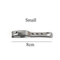 Nail Toe Clipper Cutter Trimmer Scissor Stainless Steel Manicure Pedicure Tool 360 Degree Rotary Cuticle Toenail Nail Clipper HIP Small 8cm
