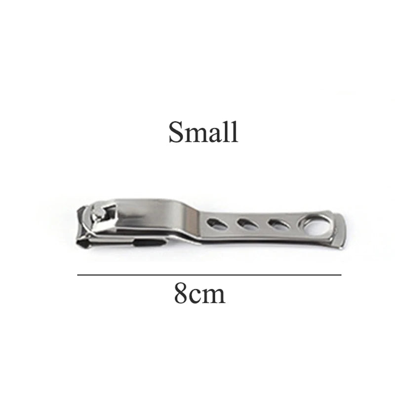 Nail Toe Clipper Cutter Trimmer Scissor Stainless Steel Manicure Pedicure Tool 360 Degree Rotary Cuticle Toenail Nail Clipper HIP Small 8cm
