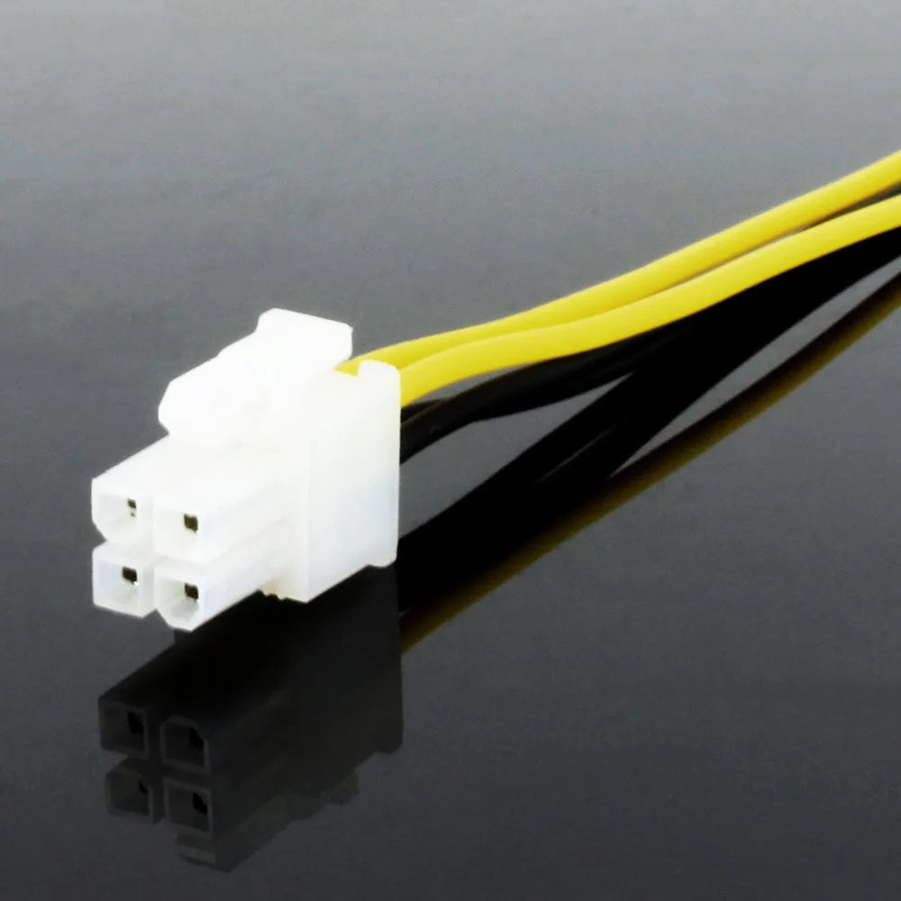 ATX 4-Pin Male to Female CPU Power Extension Cable – 20cm Power Extension Cable HIP