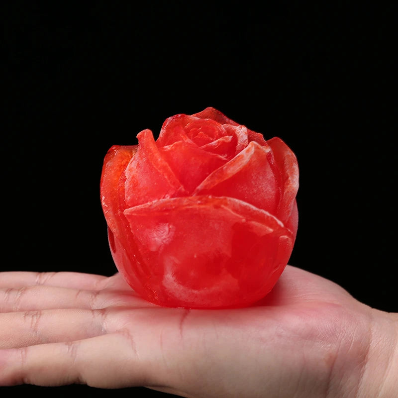 3D Rose Silicone Ice Cube Mold – Whiskey & Cocktail Maker Silicone Ice Mold HIP