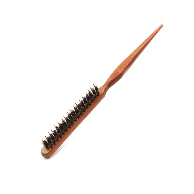 Professional Salon Teasing Back Hair Brushes Wood Slim Line Comb Hairbrush Extension Hairdressing Styling Tools DIY Kit 1 PCS HIP 1 pcs