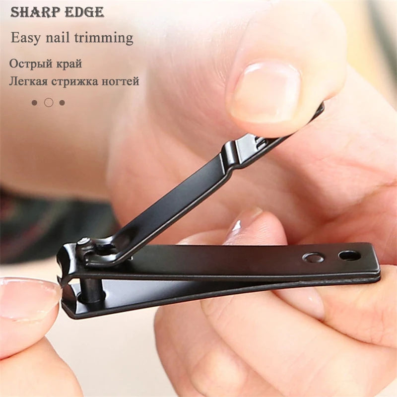 Professional Stainless Steel Nail Clipper Travel Fingernail Cutting Trimmer Machine Toenail Scissors Nipper Plier Pedicure Tool HIP