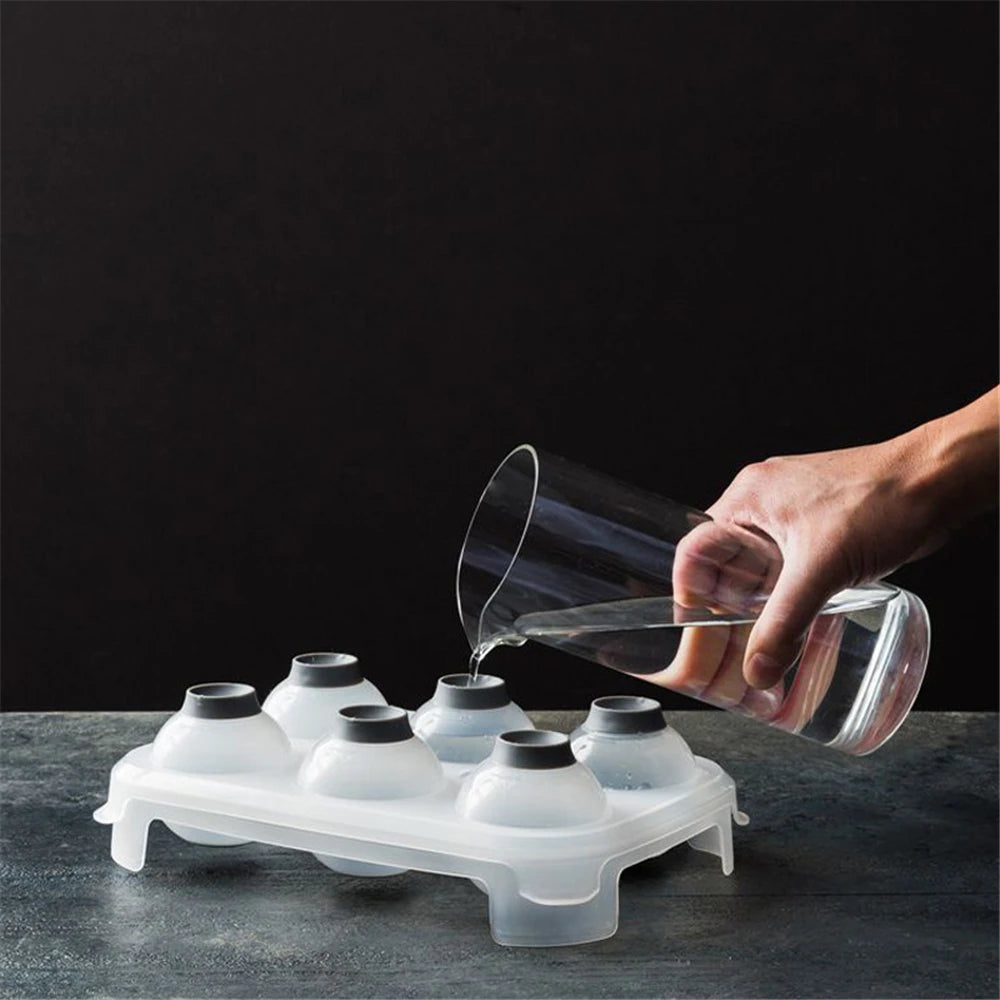 SVERES Jumbo Halloween Silicone Ice Cube Molds – Set of 6 Silicone Ice Mold HIP
