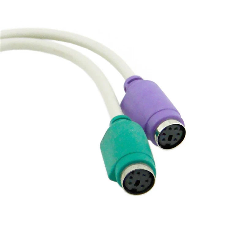 OULLX USB to Dual PS/2 Adapter Cable – Keyboard & Mouse USB PS/2 Adapter Cable HIP