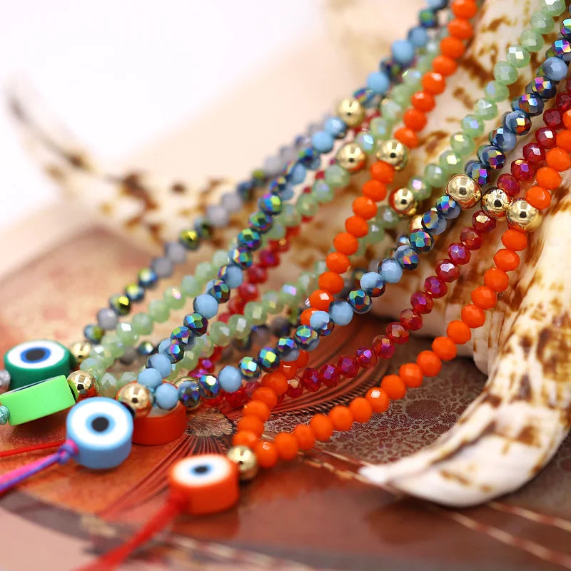 Fashion Jewelry Wholesale Phone Chain Multicolor Crystal Evil Eye Phone Charm Lanyard Strap for Phone Decoration Accessories HIP