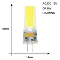 10-Pack G4 COB LED Bulbs 3W 6W 12V 220V – Halogen Replacement LED Spotlight Bulb HIP G4 AC DC 12V 6W Cold White