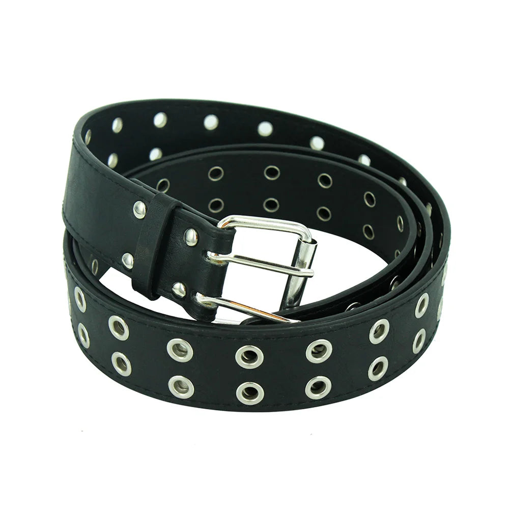 MYMC Punk Chain Belt – Adjustable Grommet Buckle Unisex Punk Chain Belt HIP